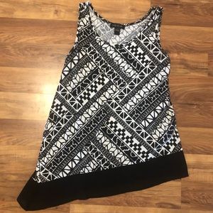 Black and White tunic